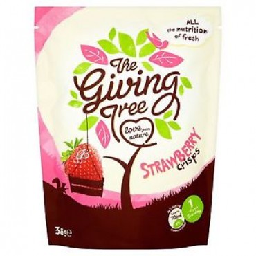 The Giving Tree Strawberry Crisps 38g